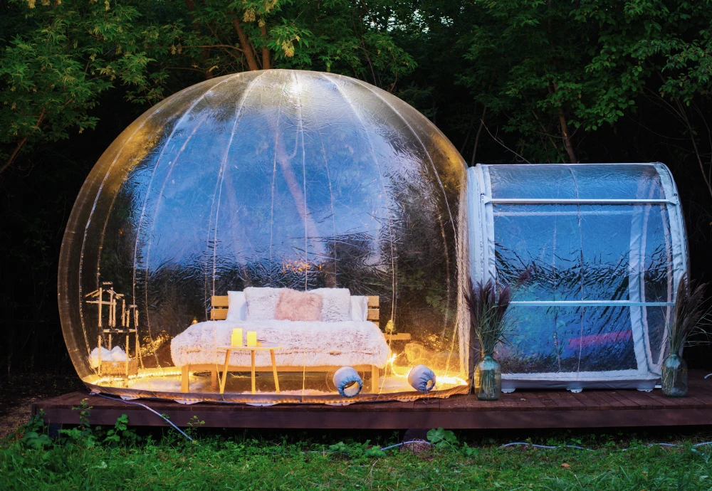 inflatable lawn tent bubble